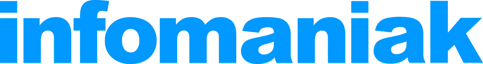 Logo d’Infomaniak, partenaire d’hébergement web écologique utilisé par Unik’o Web à Annemasse, Genève et en Haute-Savoie.